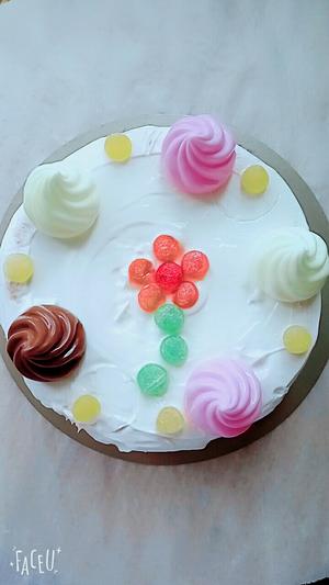 自制酸奶奶酪乳清蛋糕，祝自己生日快乐的做法 步骤7