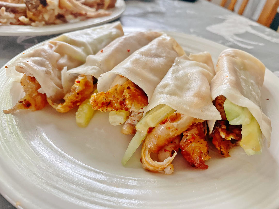 【老北京鸡肉卷】附酱汁调料，完美复刻的味道😋