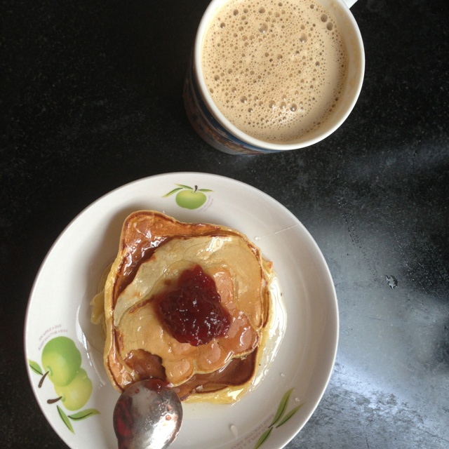 英式蜂蜜草莓松饼Pancake