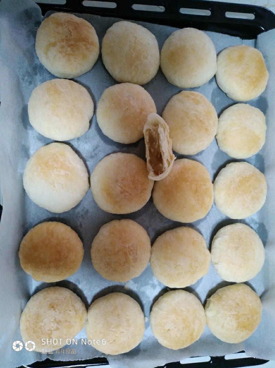 酥皮绿豆饼   酥得掉渣渣