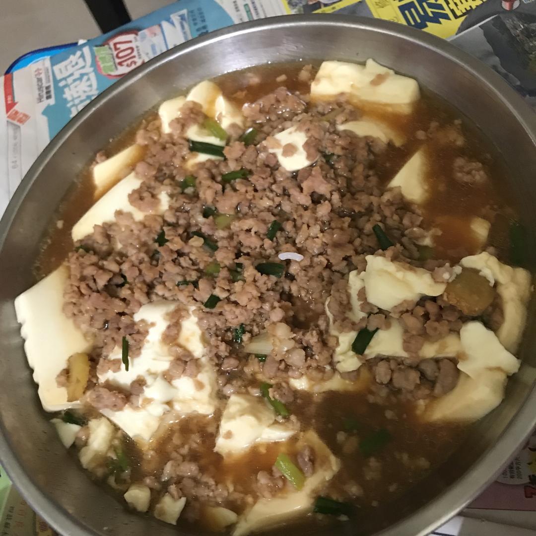 肉末蒸豆腐