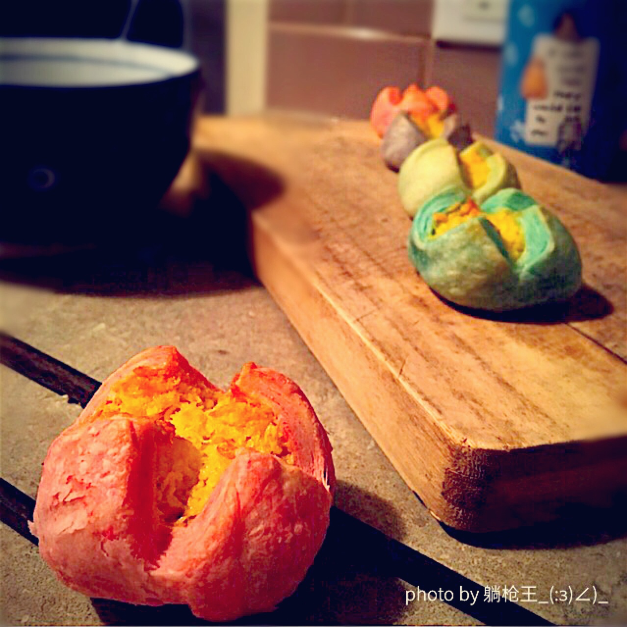 花开富贵之四种口味的椰蓉开口酥