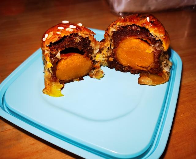 简易版蛋黄酥的做法