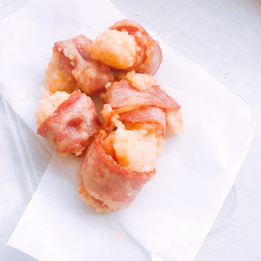 /培根芝士🍙/
【材料】
培根 芝士 香油 调味酱