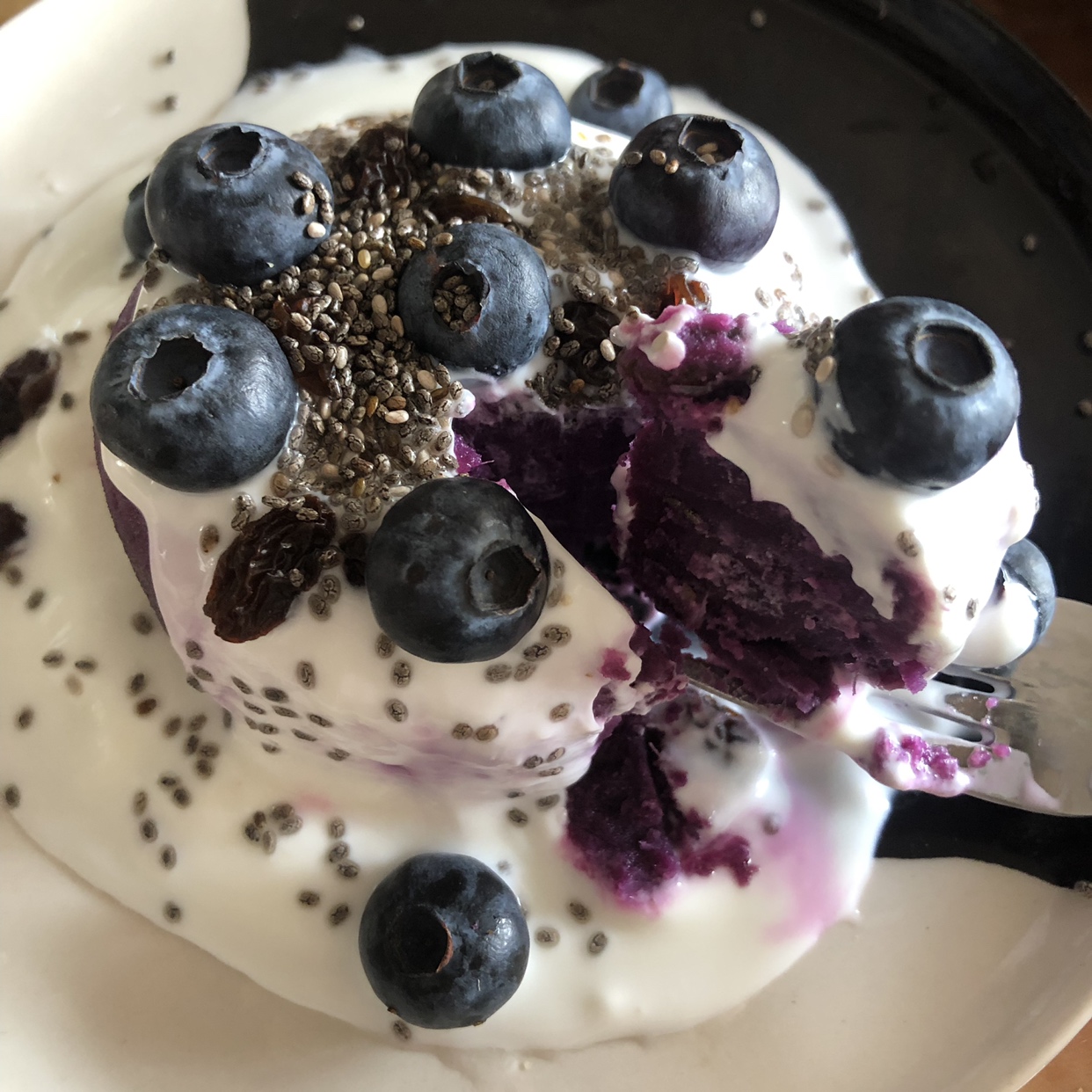 💜紫薯酸奶蛋糕💜的做法