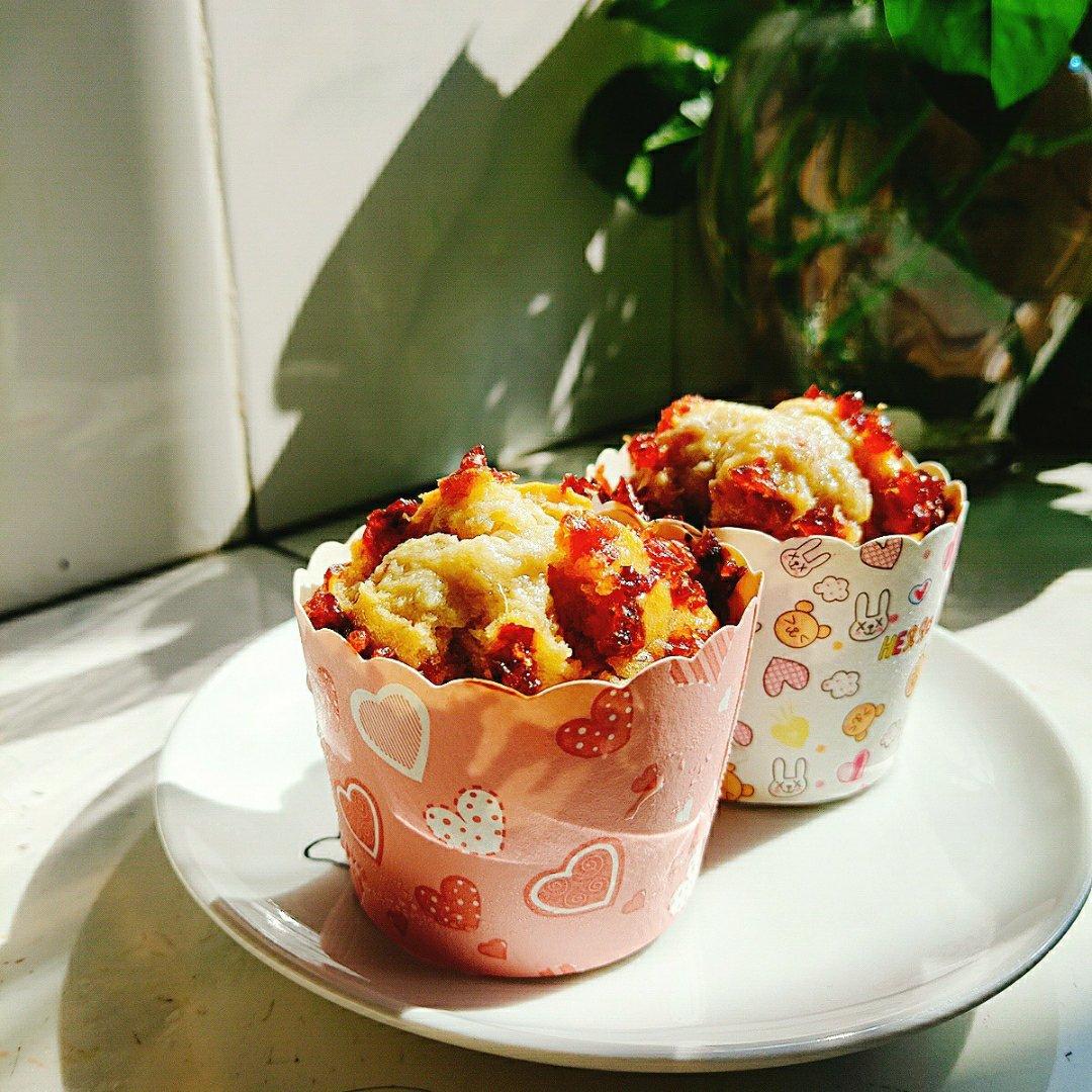 少女心的香蕉蔓越莓玛芬