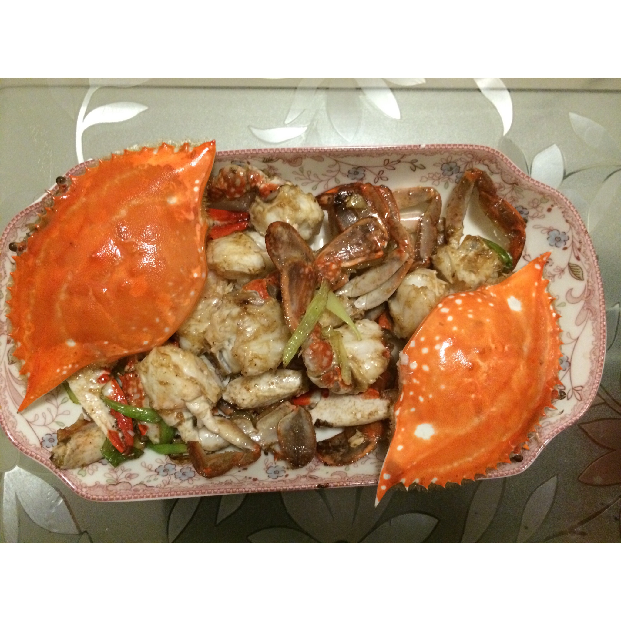 葱姜炒蟹 Fried Crabs