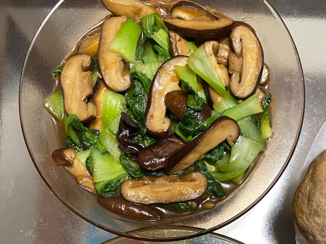 蚝油香菇油菜
