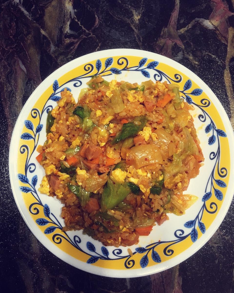 韩式辣白菜炒饭