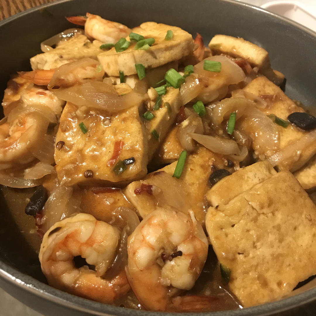 营养师推荐减脂又补充优质蛋白~鲜虾豆腐煲