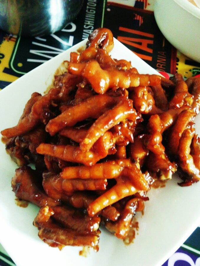 香辣烧鸡爪