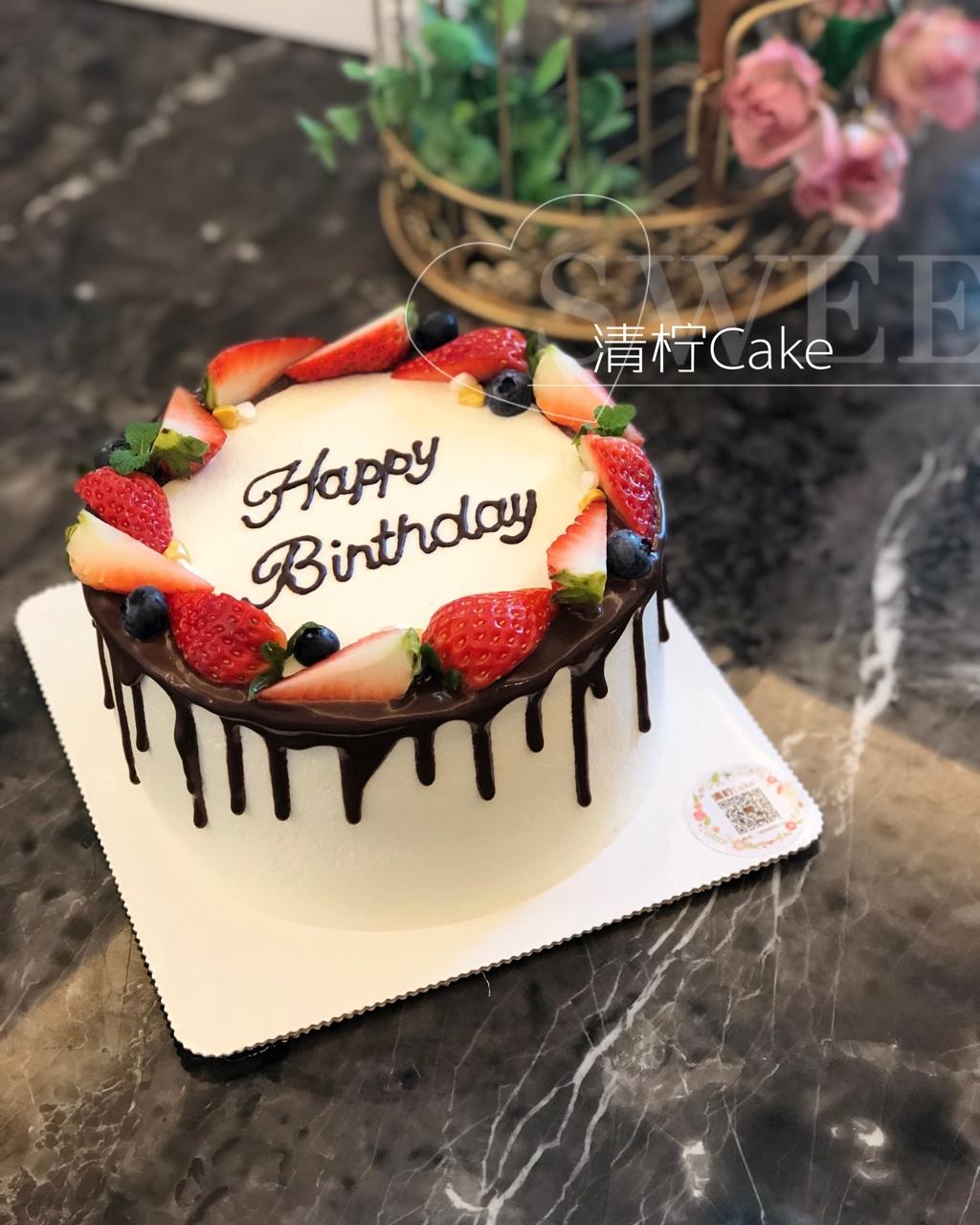 蛋糕淋面之一：甘那许淋面（详细解答淋面太稠的问题）