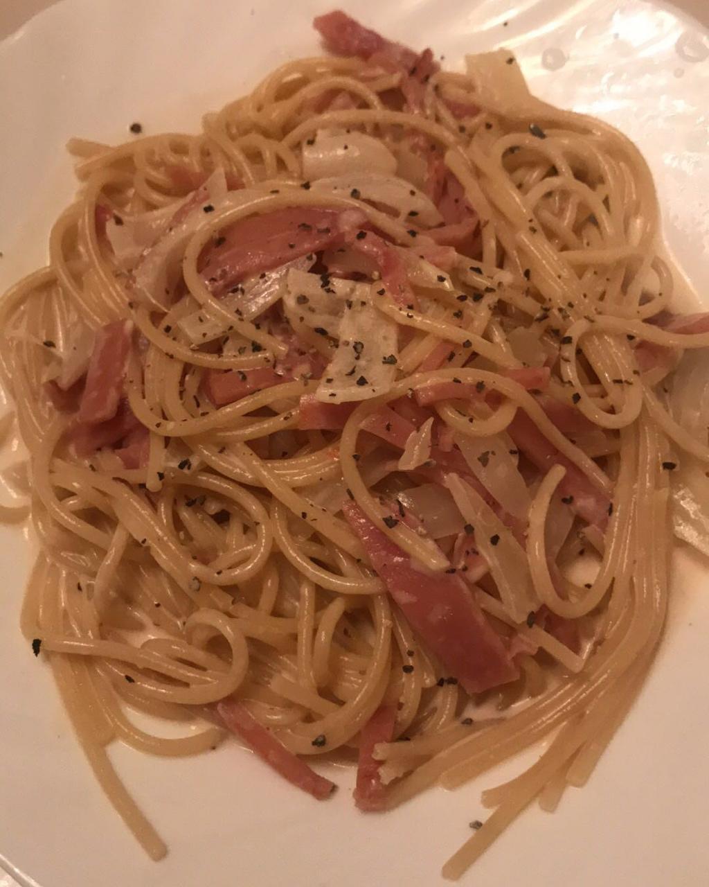 必胜客的味道芝士培根意大利面