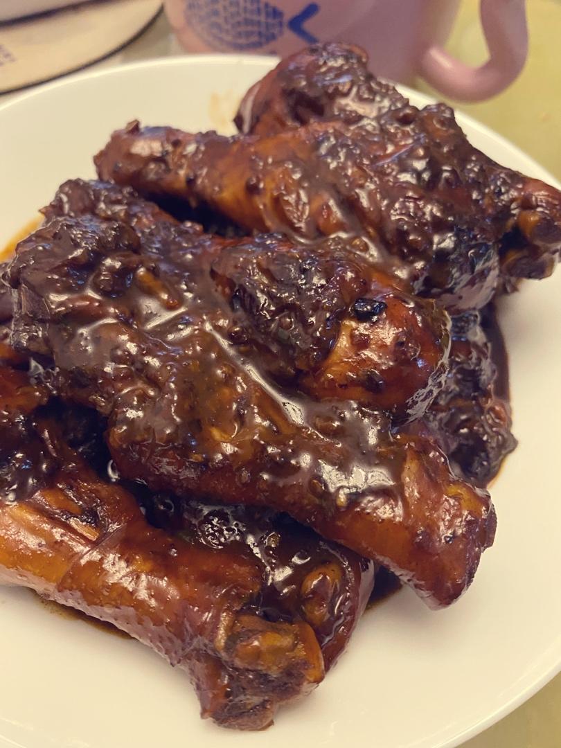 🔥好吃到飙泪的秘汁多汁蒜香鸡腿，鲜嫩到流口水。