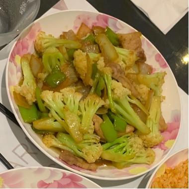 干煸菜花（五花肉）