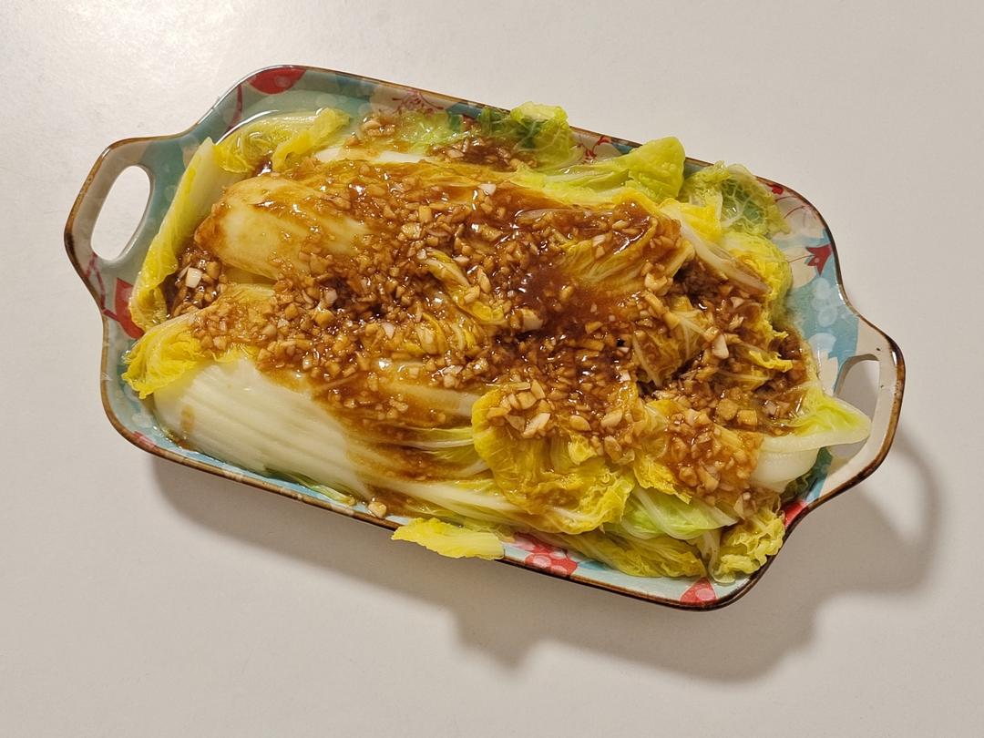 5分钟蒜蓉蚝油娃娃菜‼️健康低脂不长胖