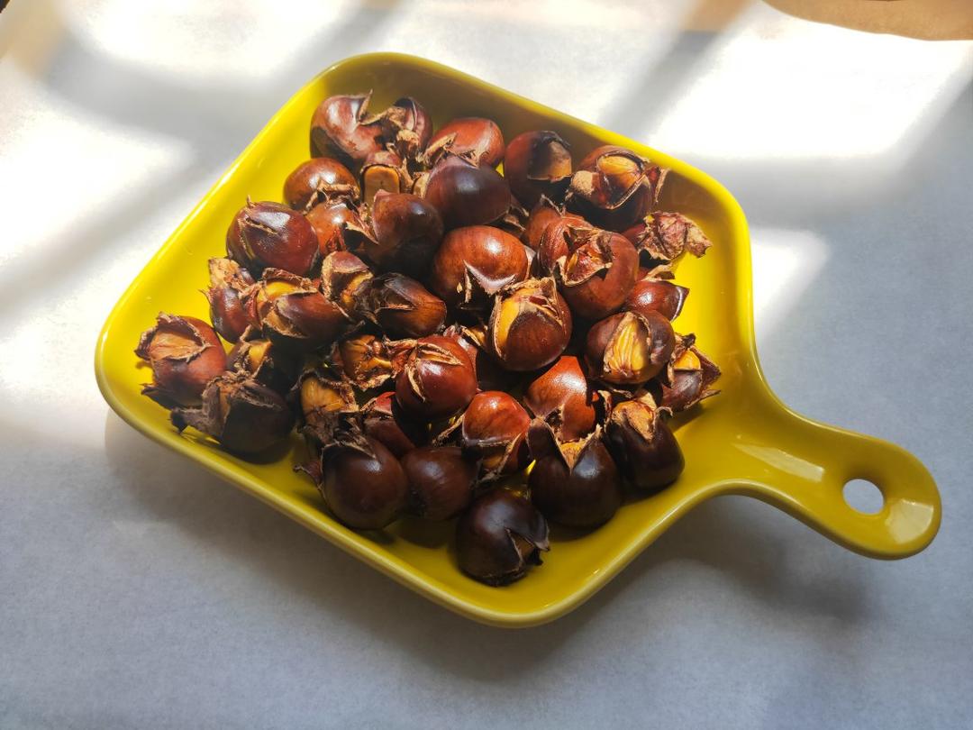 烤箱版烤板栗 比路边糖炒板栗还好吃
