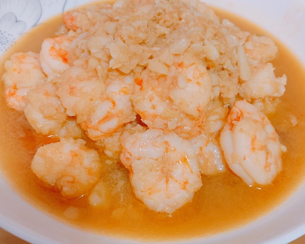 蒜泥虾仁🍤拌面的做法