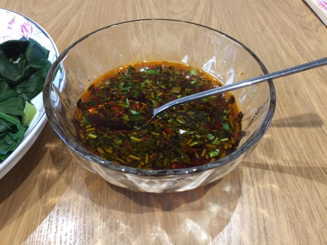 凉拌菠菜