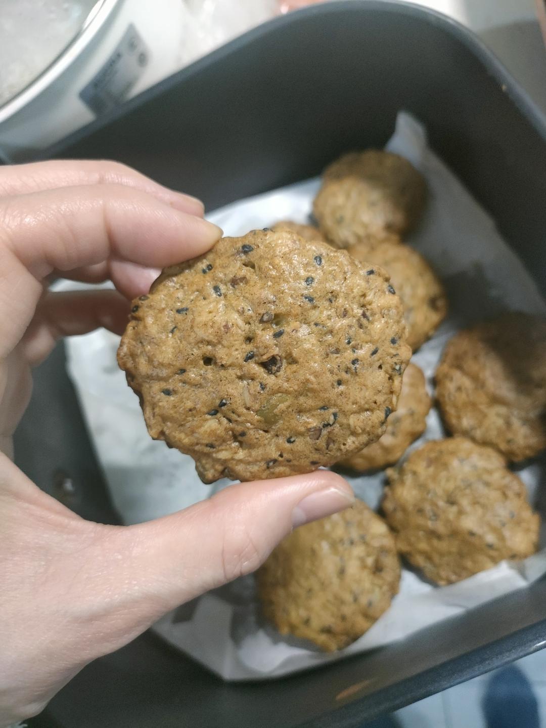 燕麦饼干，无黄油配方无需打发，保证各个酥掉渣，不干不噎不变硬