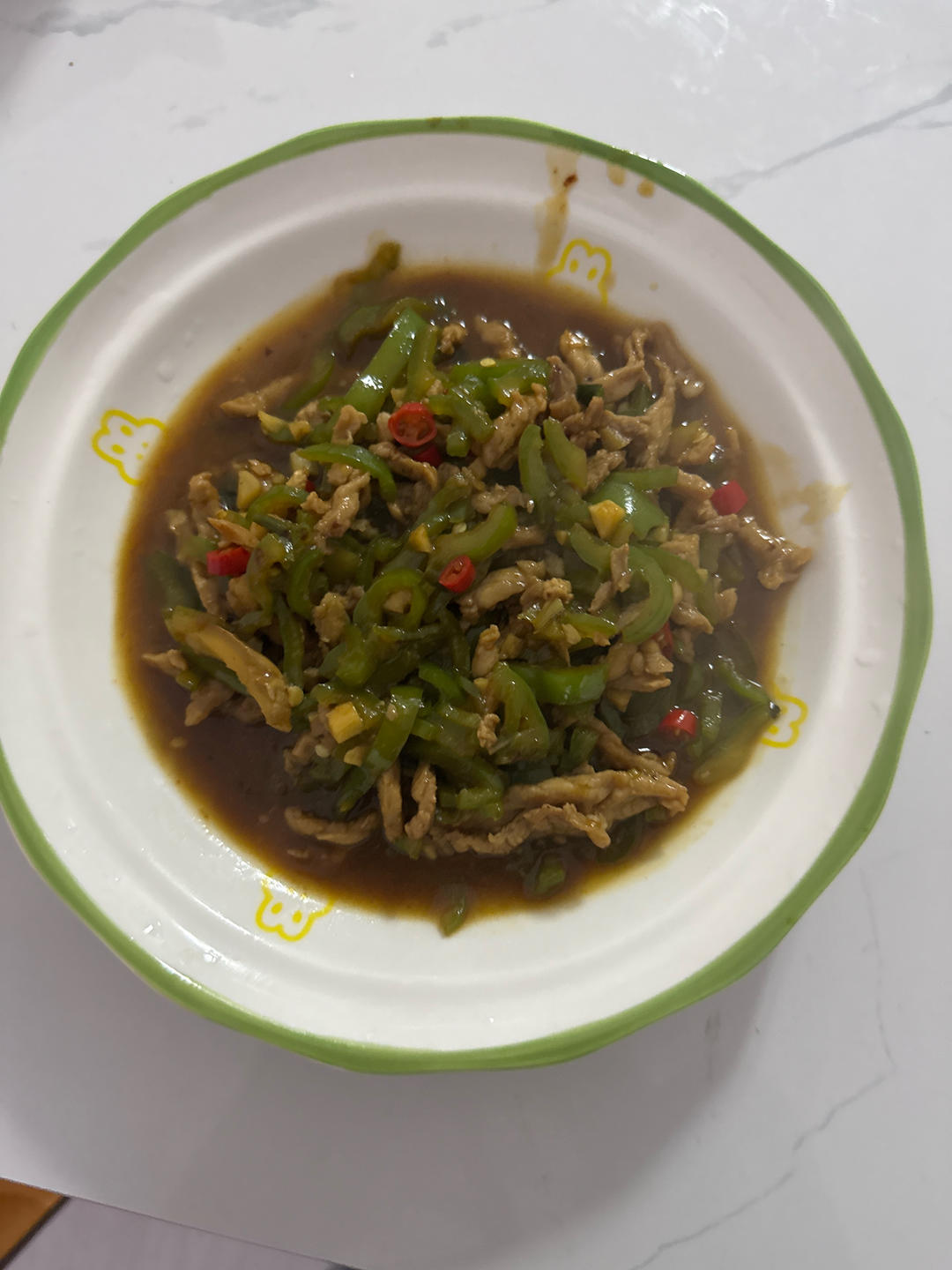 ‼️好吃到舔盘的青椒肉丝盖浇饭
