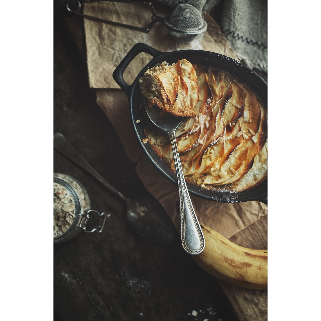 早餐苹果燕麦布丁丨健康·三餐