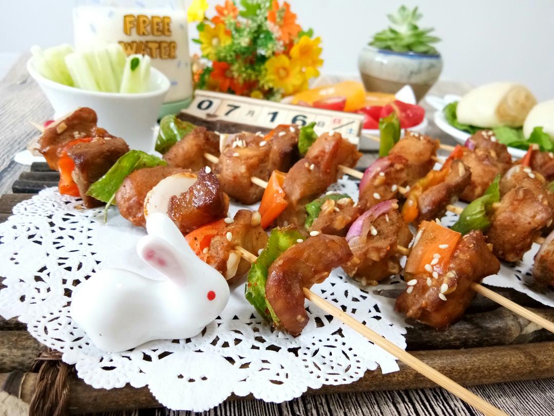 香辣鸡肉串的做法