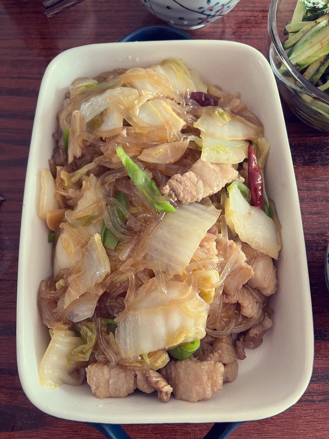 当菜又当饭的‼️白菜炒粉丝