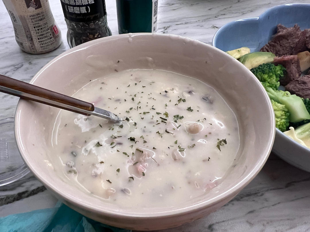 奶油蘑菇汤（完美比例版）