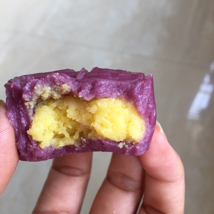 紫薯月饼（蒸）的做法 步骤10