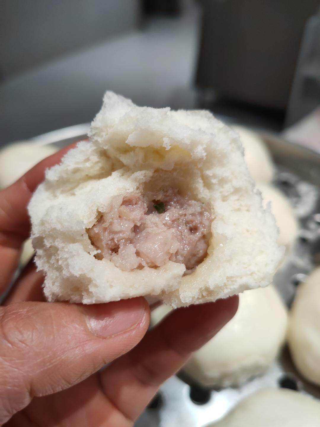 一次发酵肉包子
