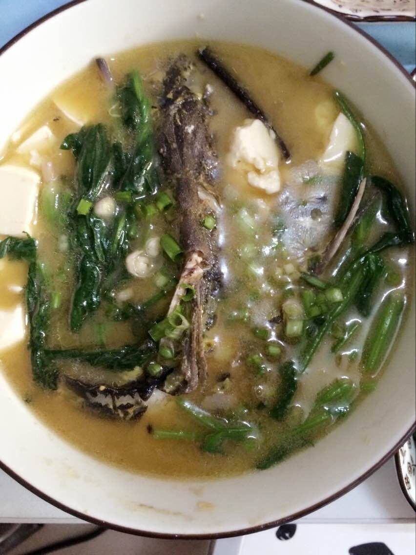 番茄豆腐黄骨鱼汤