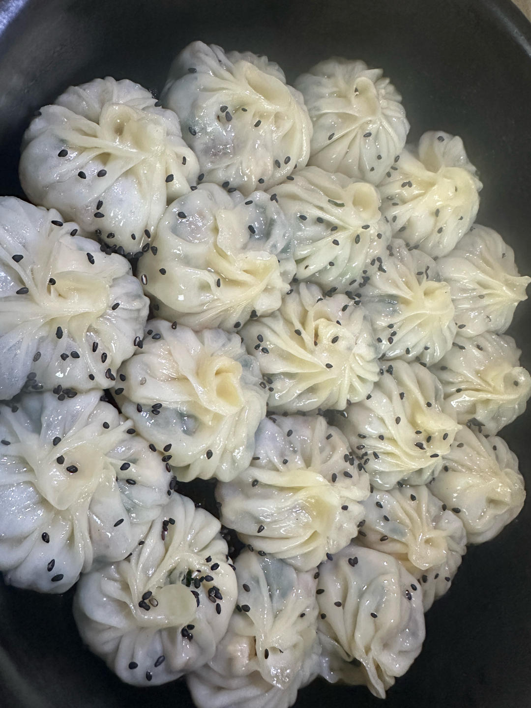 烤萝卜丝包子