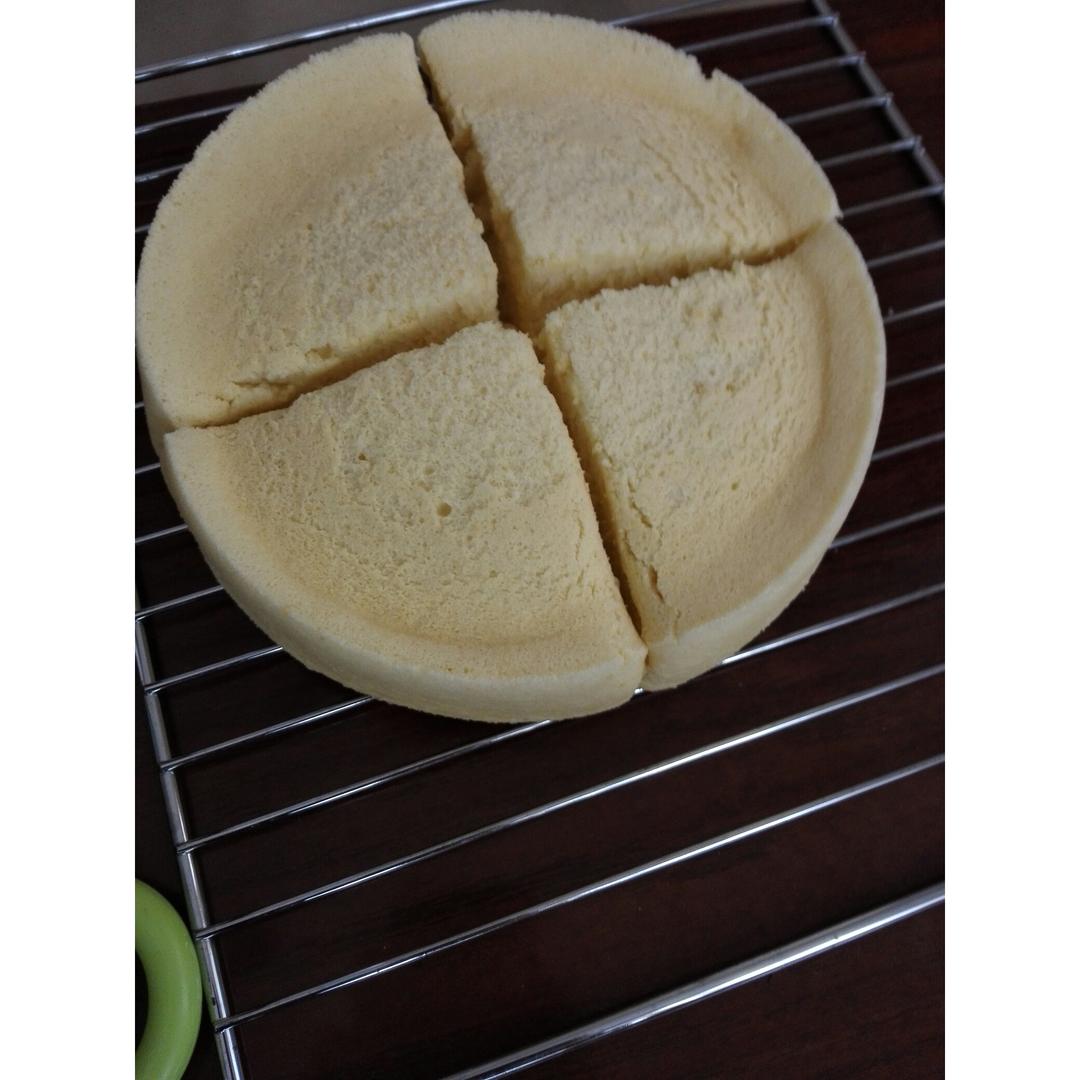零失败戚风蒸蛋糕（8寸）可做蛋糕胚（另附红丝绒蒸蛋糕做法）