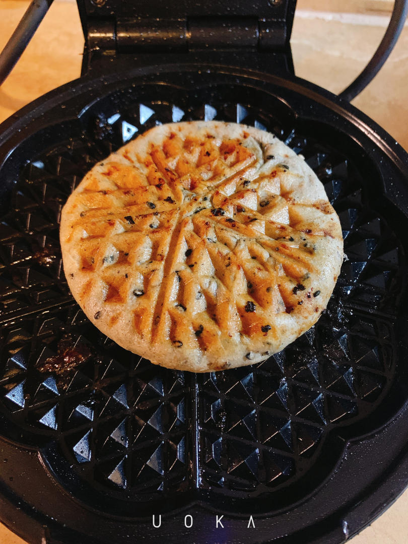 黑芝麻华夫饼（发酵版）