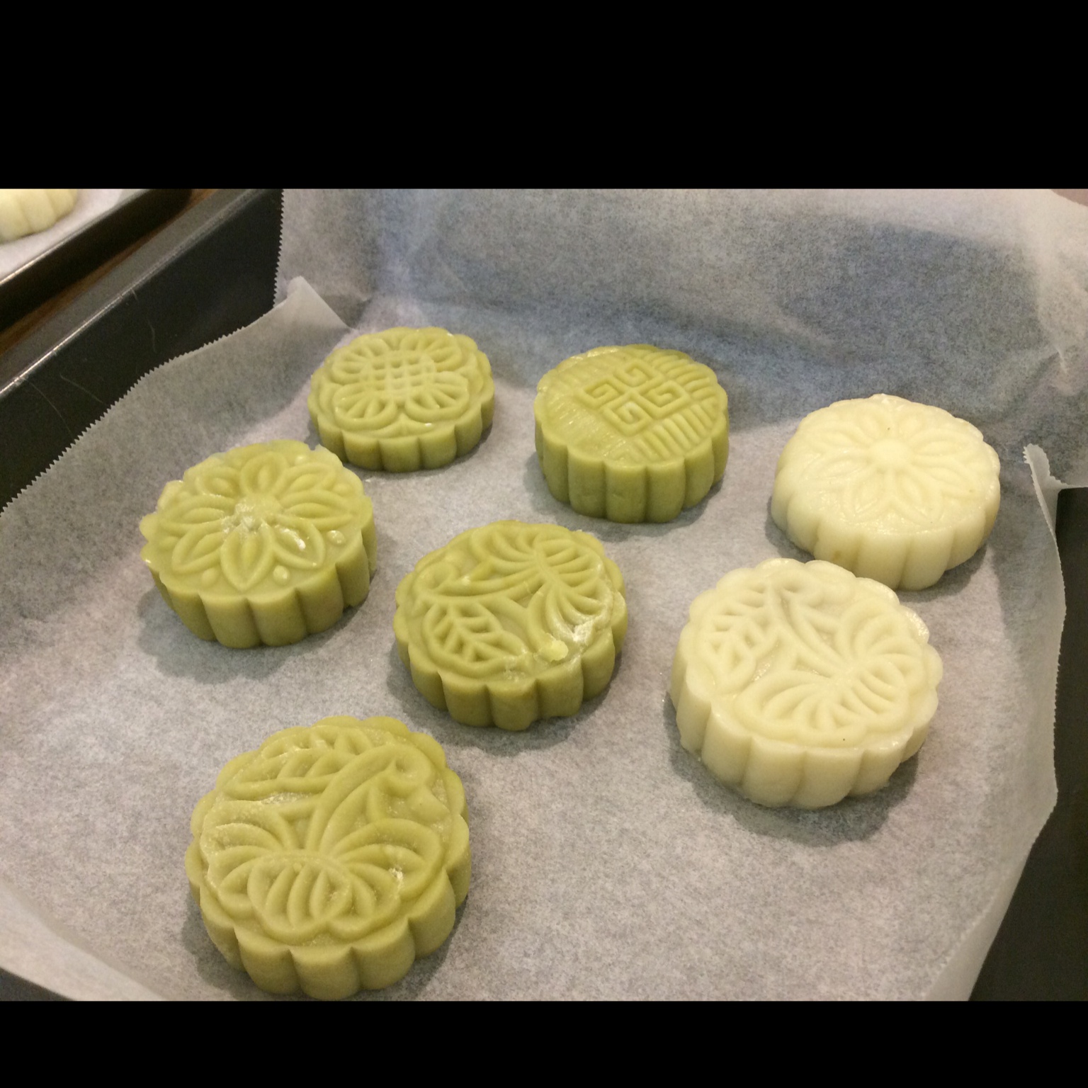 中秋｜清新的抹茶冰皮月饼🌿抹茶控必备‼️