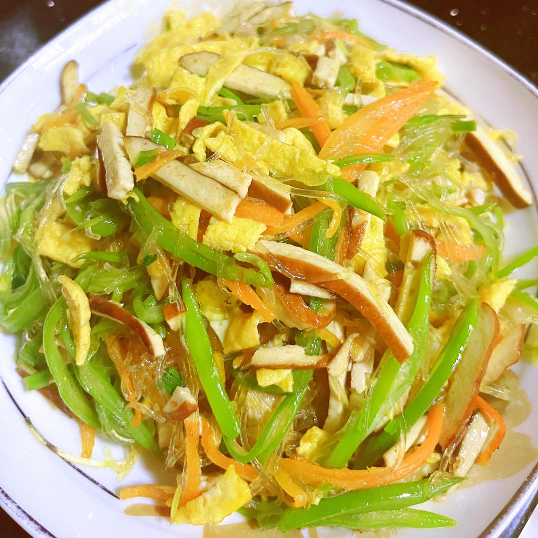 【翻炒均匀就好吃的杂菜的做法步骤图】夏夏吃货_下厨房