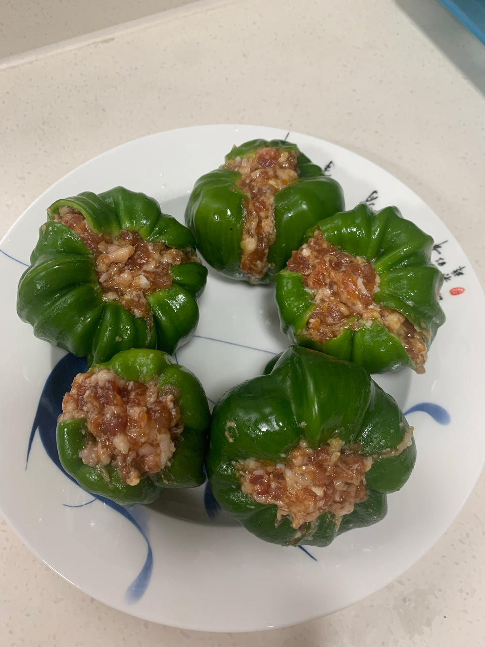 下饭菜肴--青椒酿肉