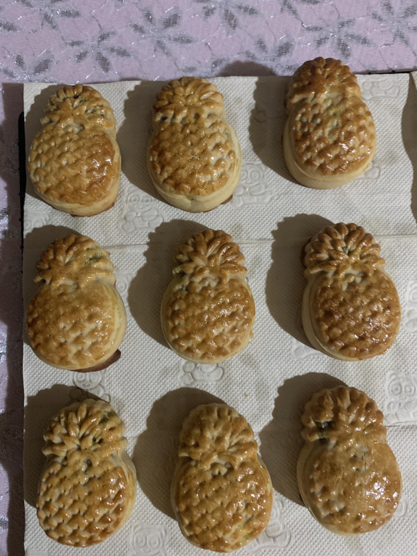 广式月饼通用饼皮（内附凤梨小菠萝🍍月饼的详细做法）