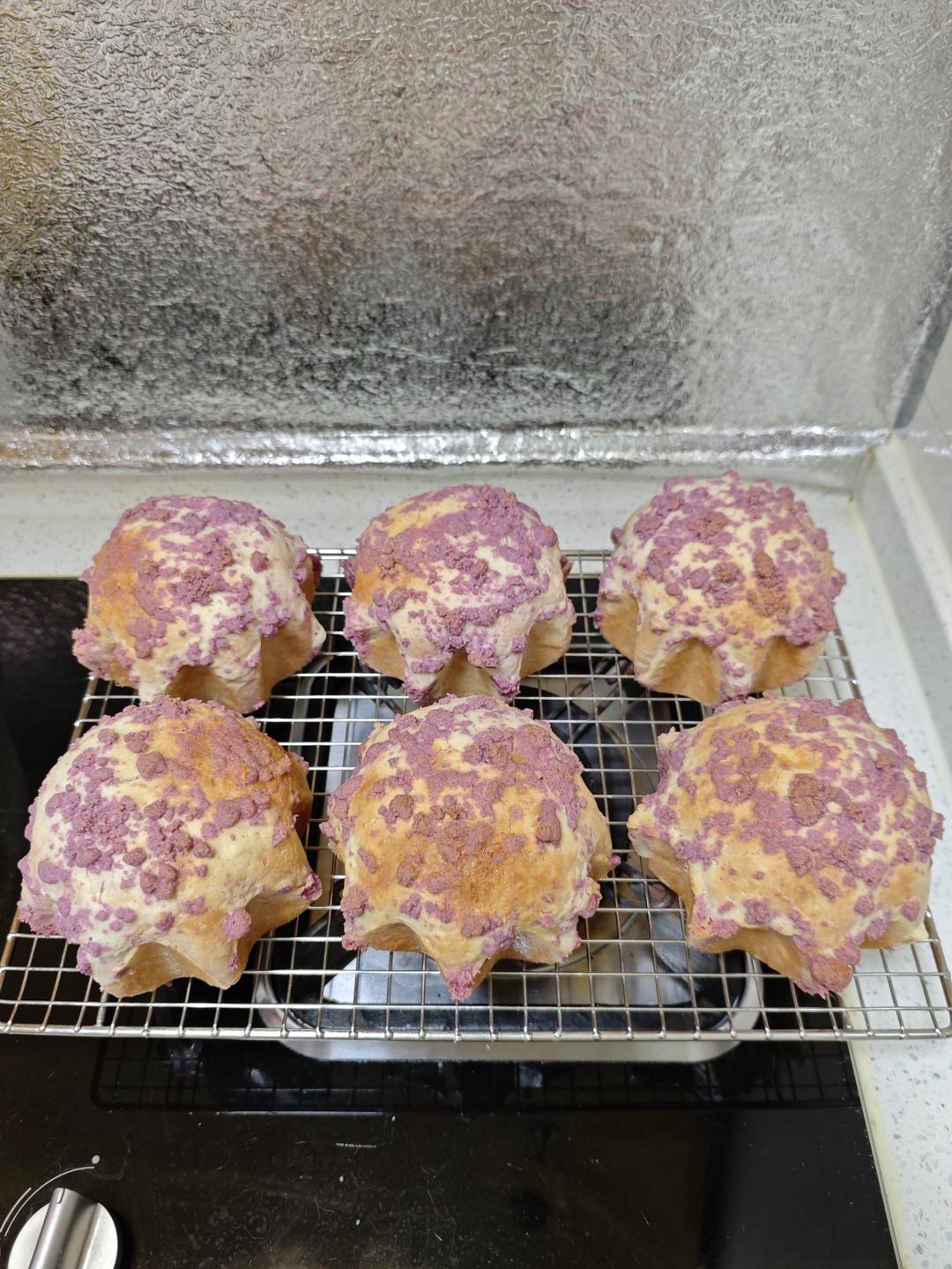 超松软芋泥雷神软欧包，一次成功，好看又好吃✅