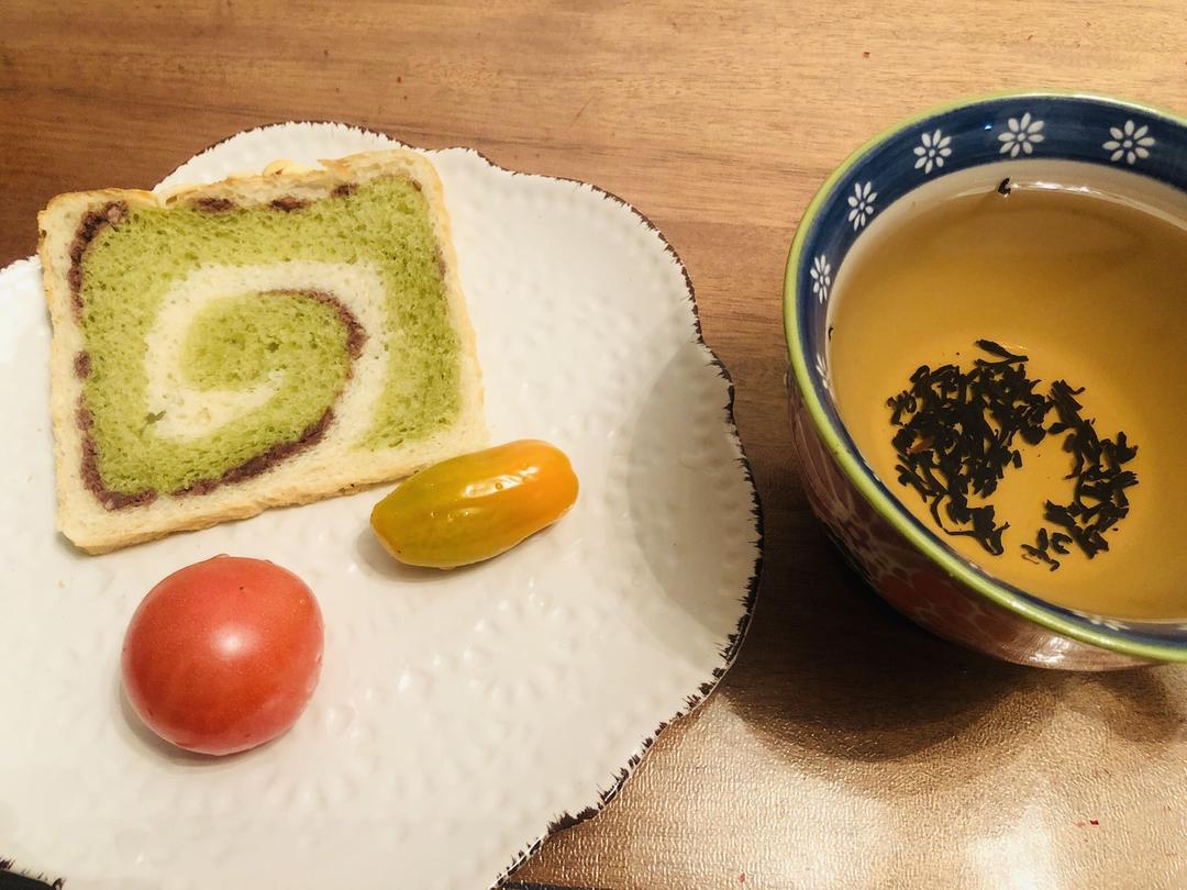 最正宗的日式抹茶红豆吐司
