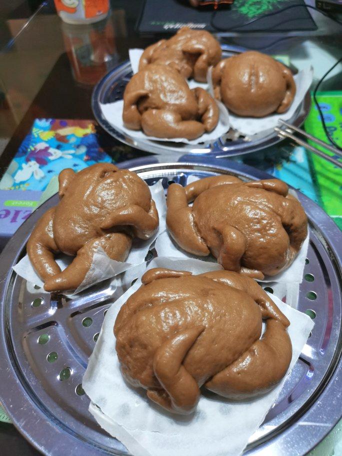 仿真烤火鸡馒头/包子（原创）