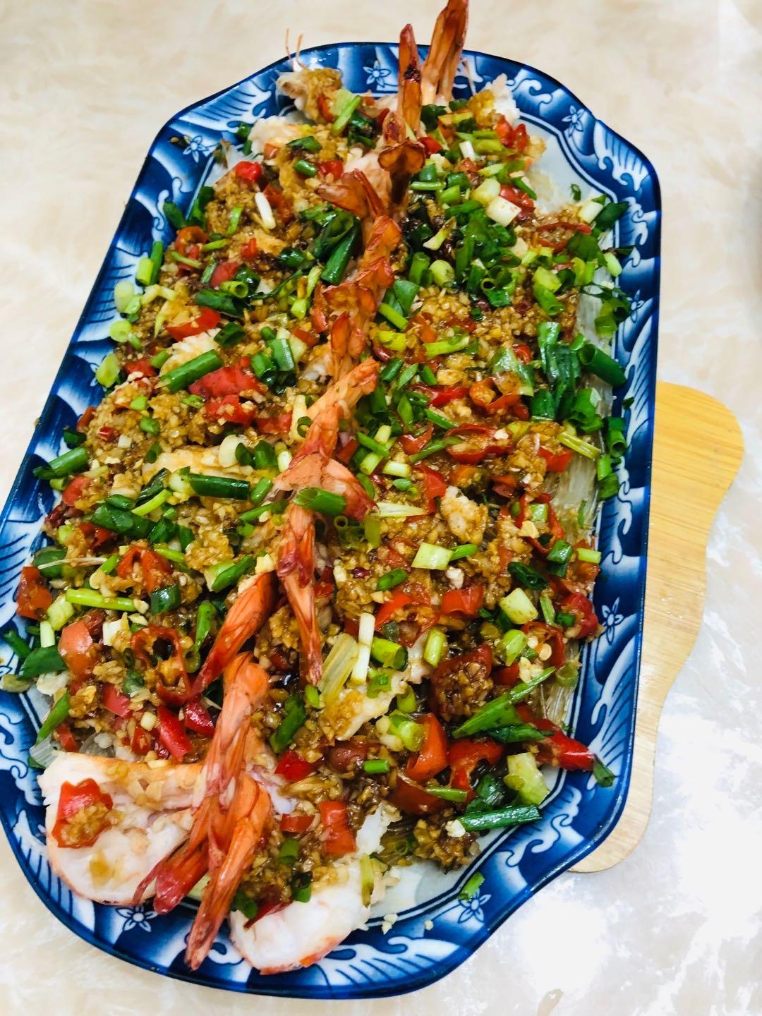 蒜蓉粉丝开背虾