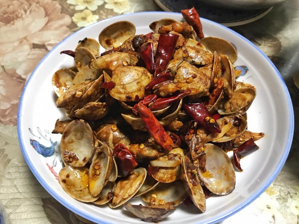 赛过大排档的爆炒花蛤