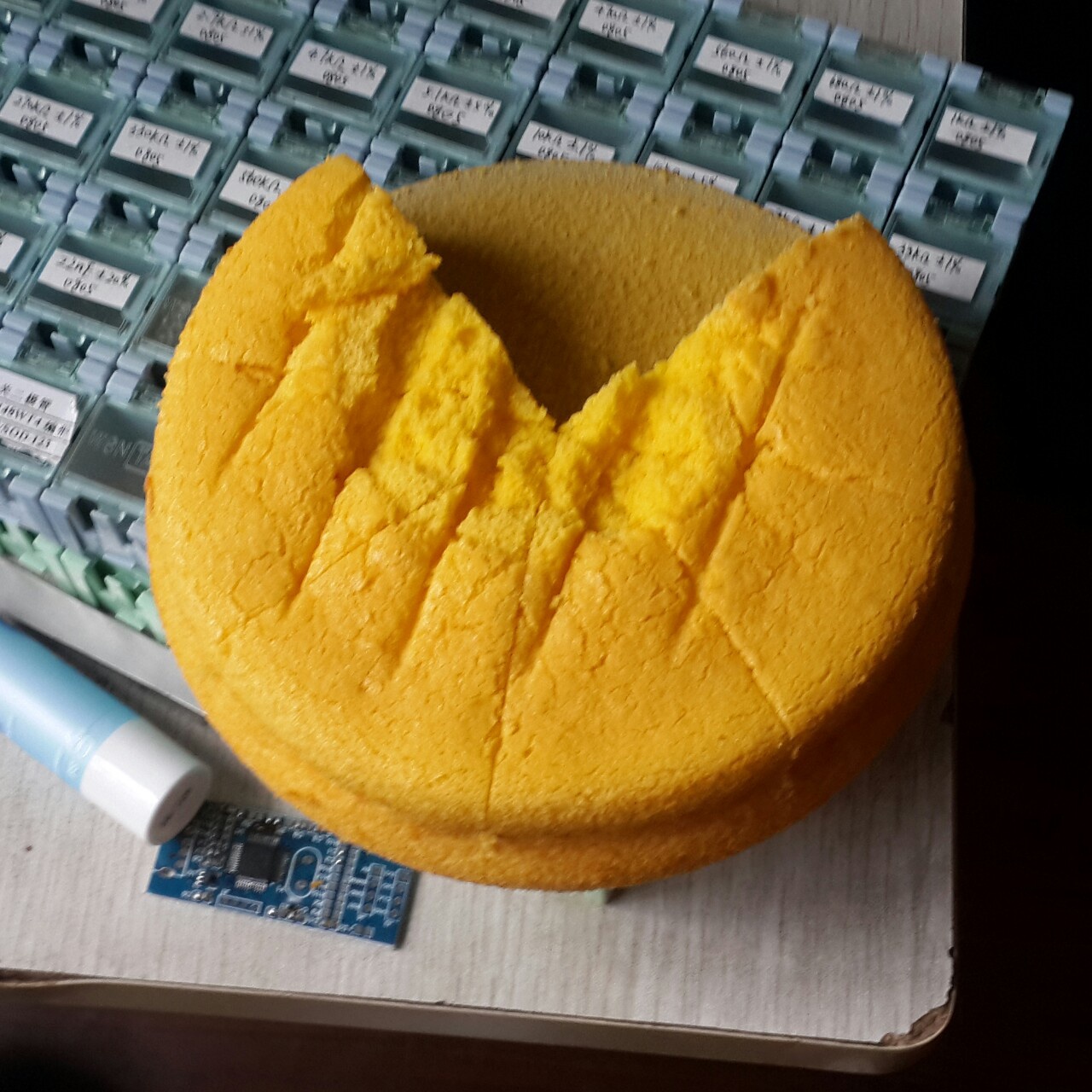 6寸原味戚风蛋糕