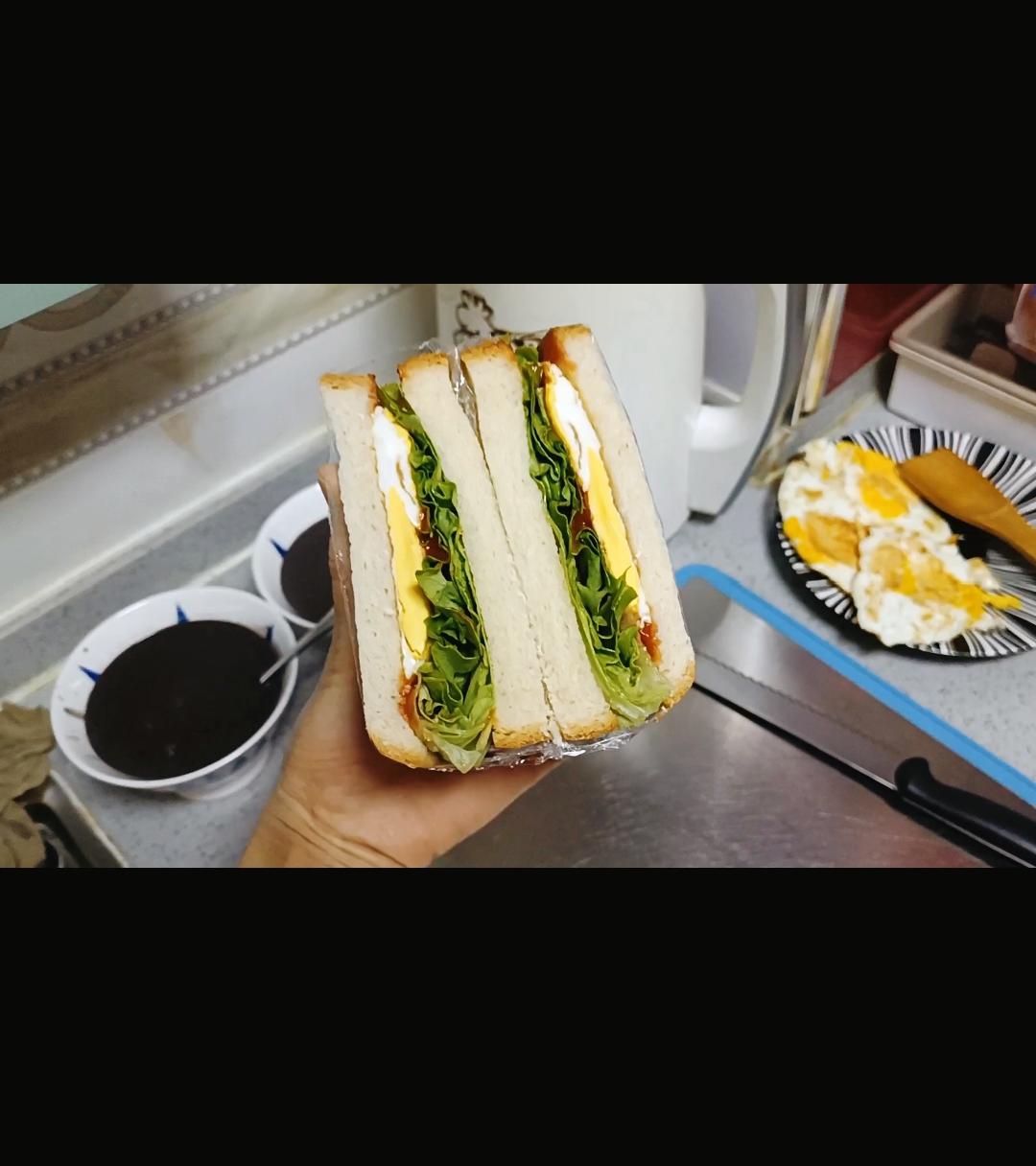 随意任性发挥的早餐三明治