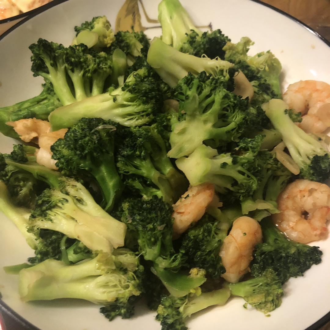 西兰花炒虾仁🍤