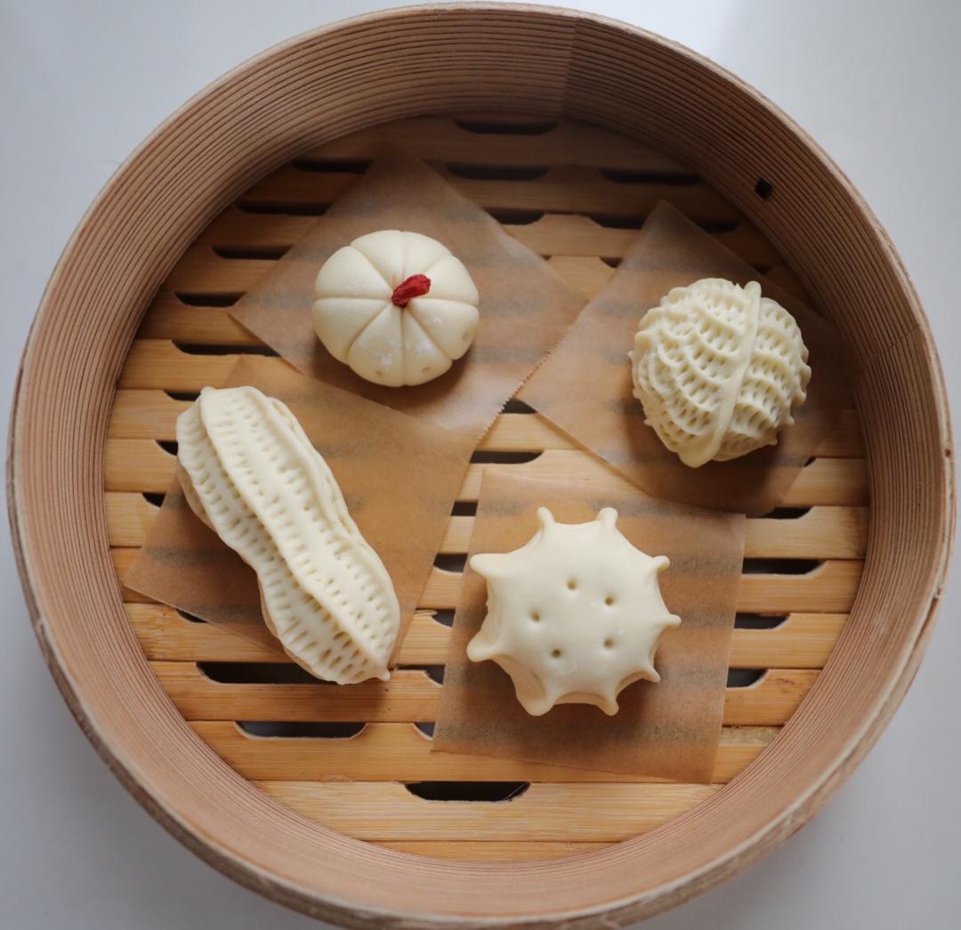 手机用户6265_c9r4做的造型包子1(核桃包子)