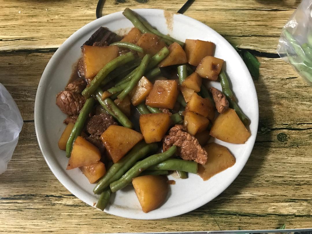 东北土豆炖豆角