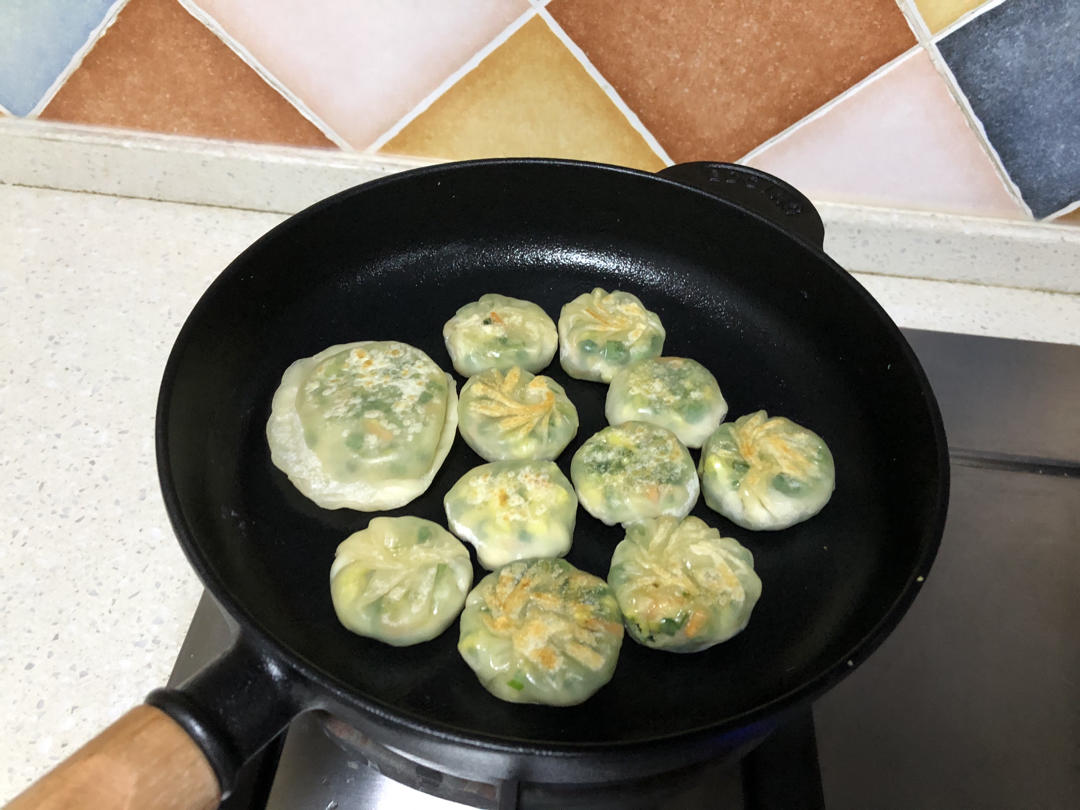🔥不揉面，不发面❗️皮薄馅多三鲜馅饼
